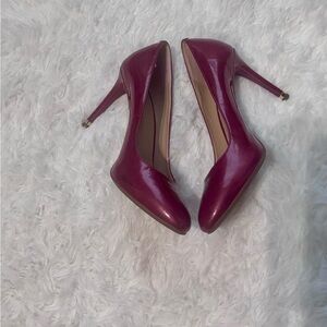 Elegant Burgundy Stiletto Heels
